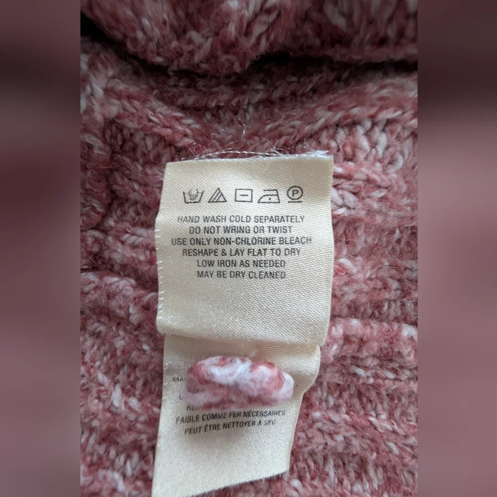 Angel Of The North Marled Pink Open Cardigan - Picture 14 of 14